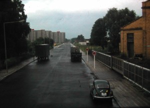 the same street in Berlin West: Quickbornerstrasse. Picture taken in June 1973.